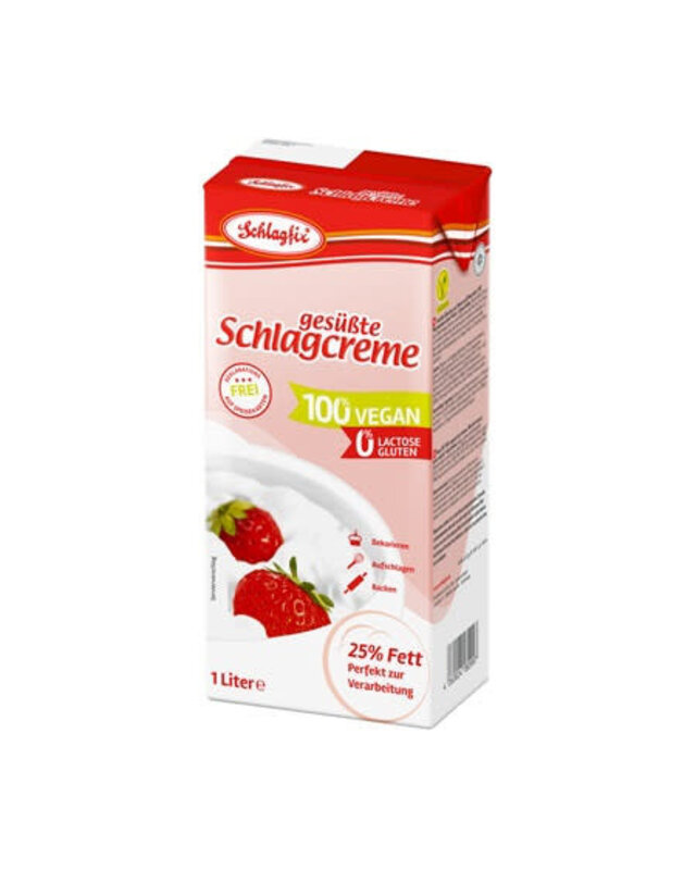 Schlagfix Plantaardige / lactosevrije Slagroom Gezoet 1L