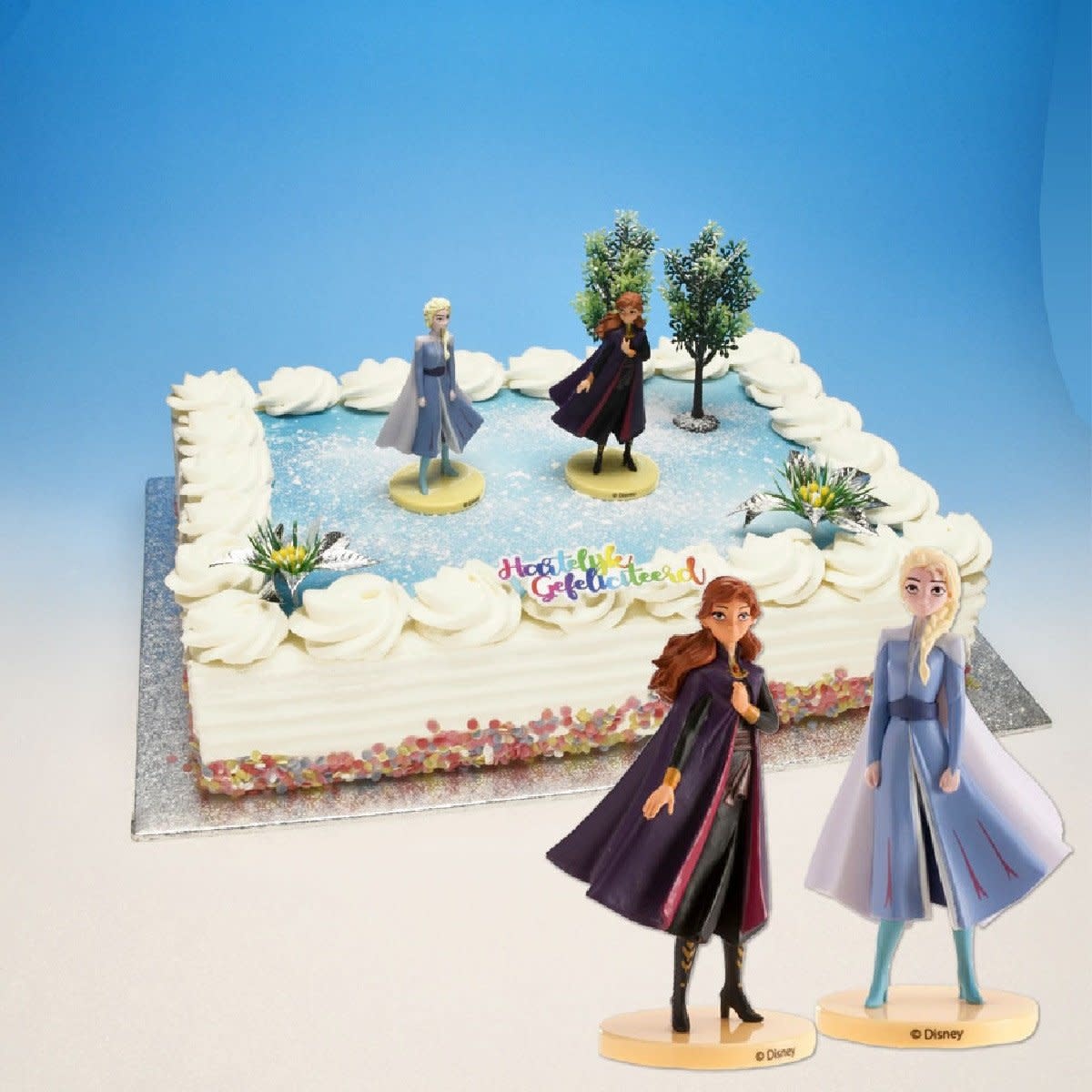 Frozen 2 Taartset - Anna & Elsa (Disney)