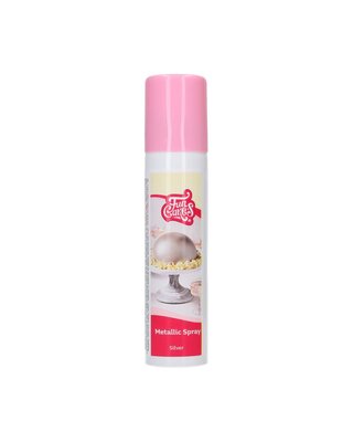 Funcakes FunCakes Metallic Spray silver 100ml