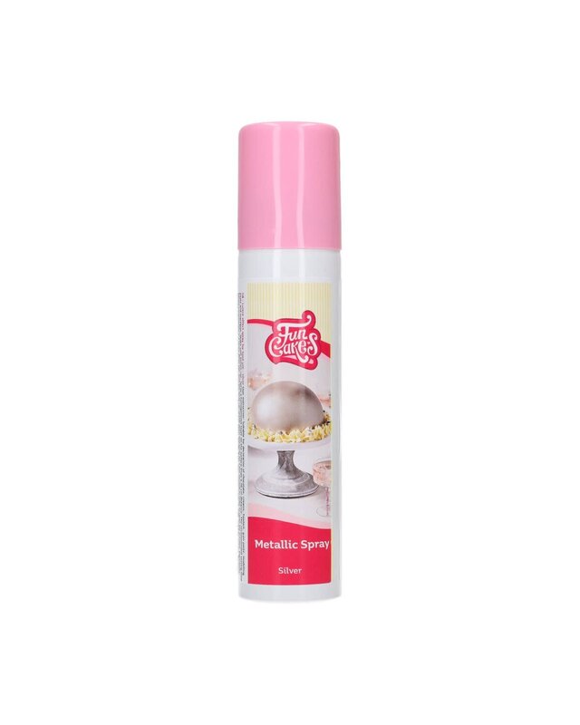 Funcakes FunCakes Metallic Spray silver 100ml