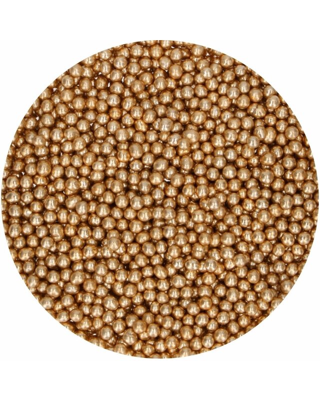 Funcakes FunCakes Sugar Pearls Small Vintage Gold 80 g