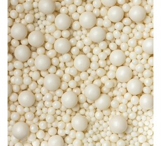 tastyme Sugar Pearls Sprinkles mix Wit 75g - glutenvrij