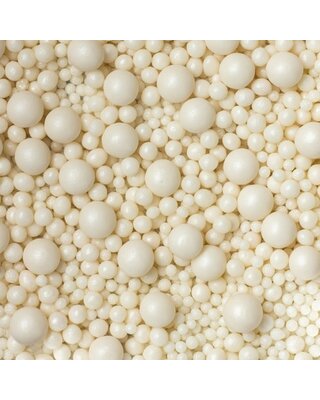 tastyme Sugar Pearls Sprinkles mix Wit 75g - glutenvrij