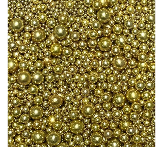 tastyme Metallic Pearls Sprinkles mix Vintage Gold 75g - glutenvrij