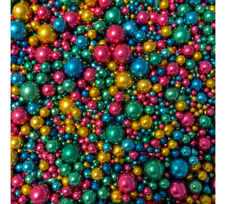 tastyme Metallic Pearls Sprinkles mix Metallica 75g - glutenvrij