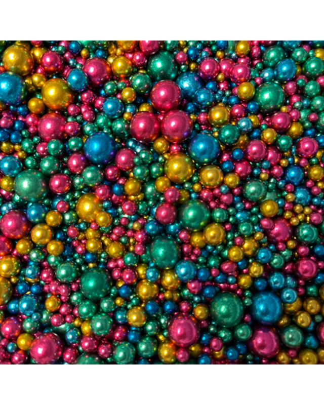 tastyme Metallic Pearls Sprinkles mix Metallica 75g - glutenvrij