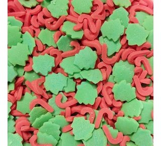 tastyme Suikerdecoratie kerstboom-candy cane 45g - glutenvrij