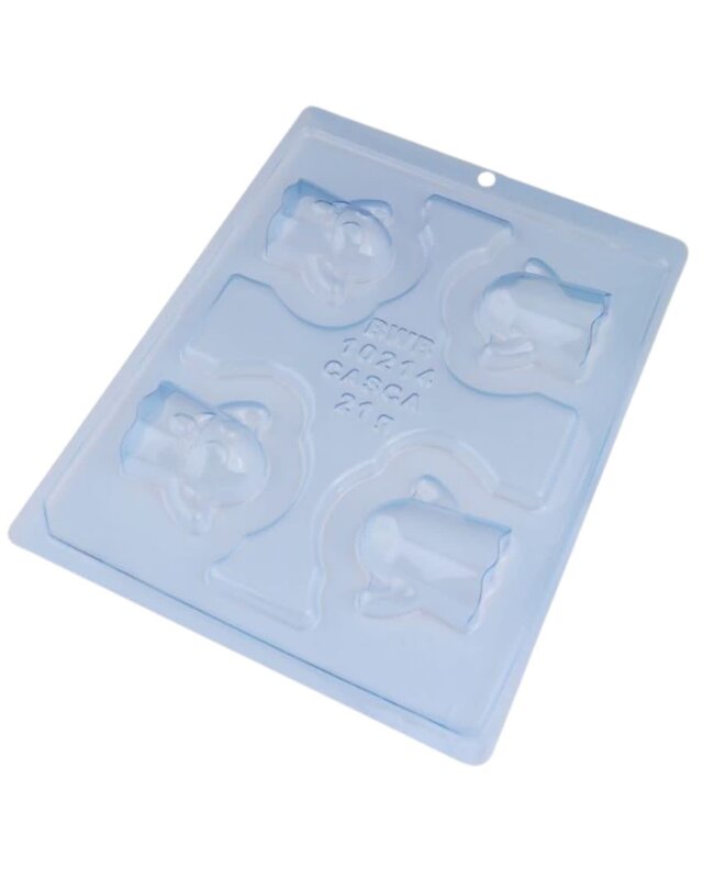 BWB BWB Chocolate Mould 3 delig Mini Spookje