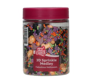 Funcakes FunCakes 3D Sprinkle Medley Faboolous Halloween 70 g