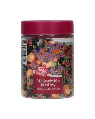 Funcakes FunCakes 3D Sprinkle Medley Faboolous Halloween 70 g