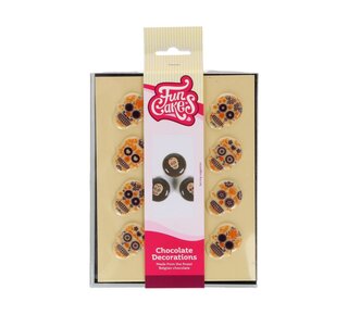 Funcakes FunCakes Chocolade Decoraties Day of the Dead Set/12