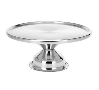 Taartplateau RVS Ø33x14cm