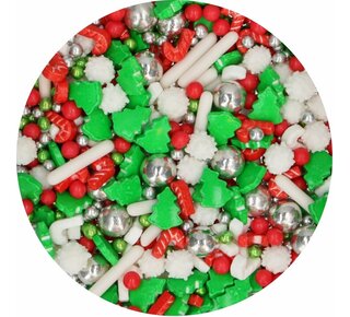 Funcakes FunCakes 3D Sprinkle Medley Christmas Wishes 70 g