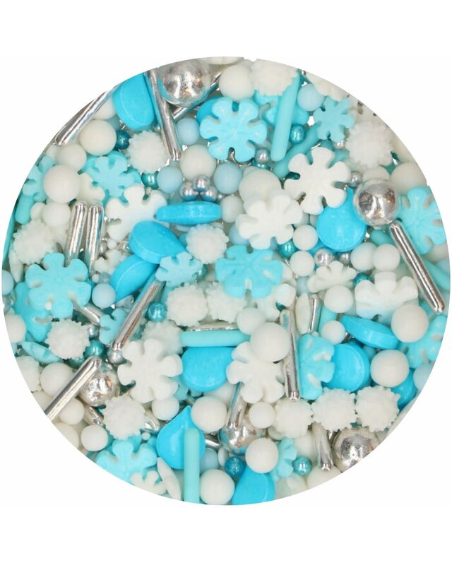 Funcakes FunCakes 3D Sprinkle Medley Frosty Winters 70 g
