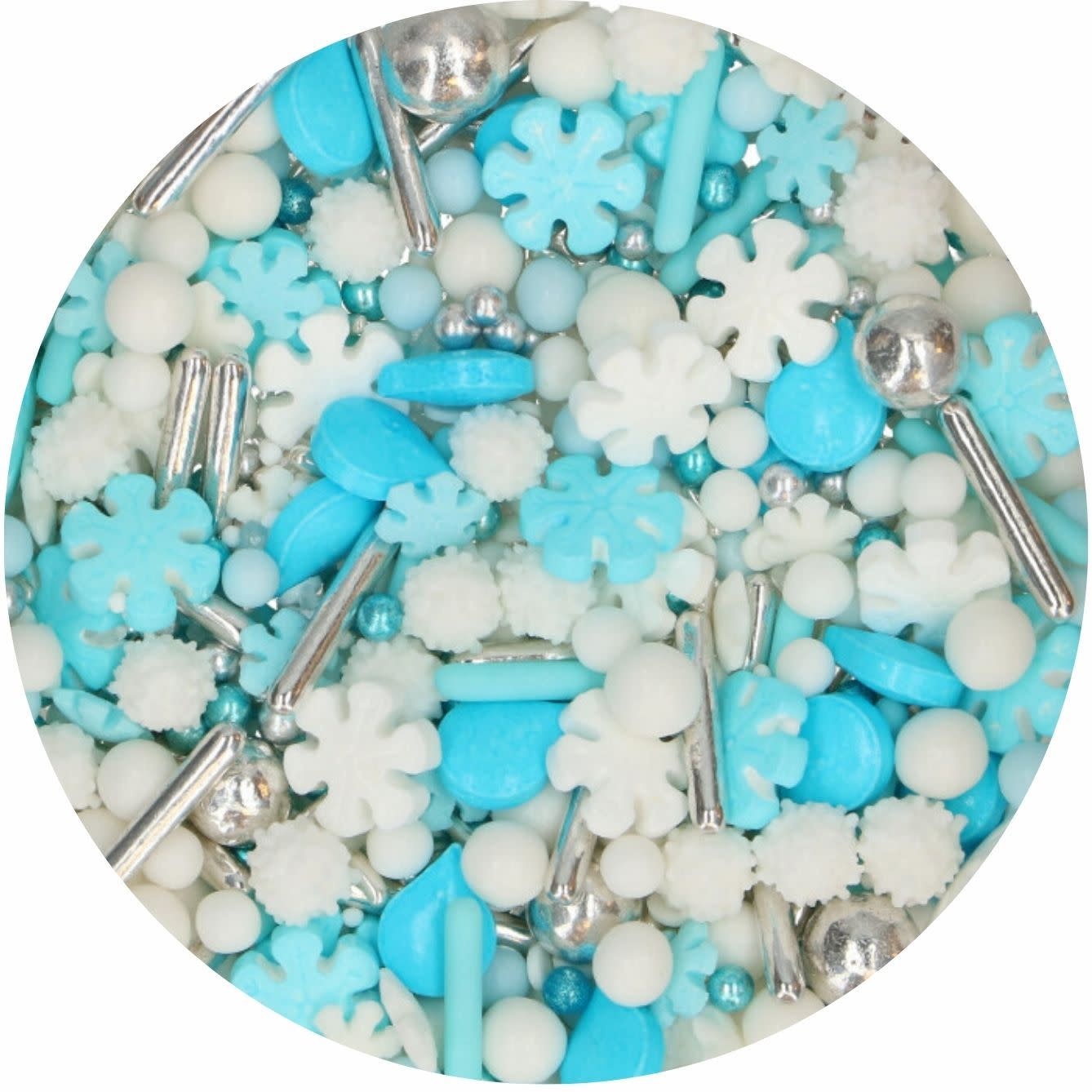 Funcakes FunCakes 3D Sprinkle Medley Frosty Winters 70 g