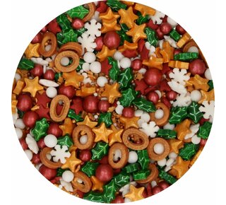 Funcakes FunCakes 3D Sprinkle Medley Mistletoe Kisses 70 g