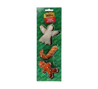 wilton Wilton Koekjesuitsteker Gingerbread Man - Zuurstok - Engel set/3