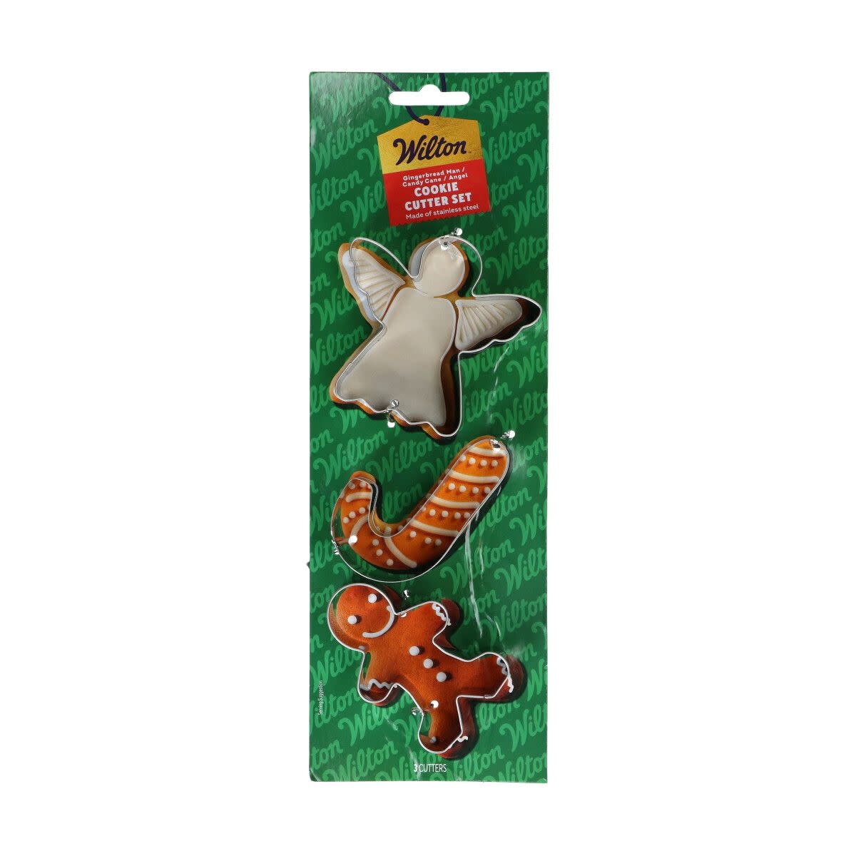 wilton Wilton Koekjesuitsteker Gingerbread Man - Zuurstok - Engel set/3