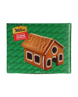 wilton Wilton Koekjesuitsteker 3D Gingerbreadhuis set/10