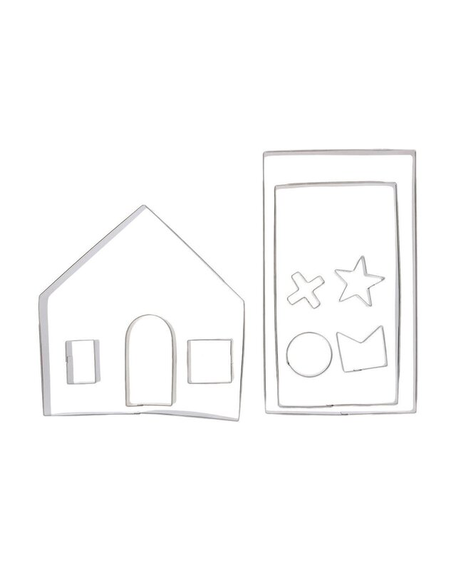 wilton Wilton Koekjesuitsteker 3D Gingerbreadhuis set/10