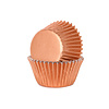 House of Marie Baking Cups Folie koper pk/24