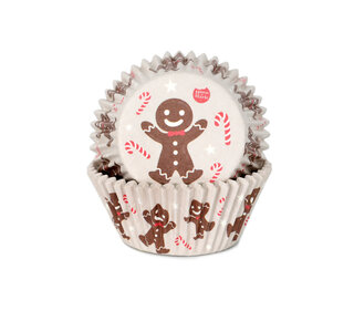 House of Marie House of Marie Baking Cups gingerbread pk/50