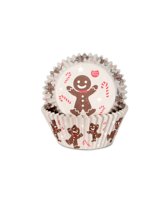 House of Marie House of Marie Baking Cups gingerbread pk/50