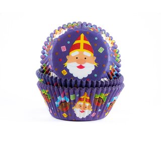 House of Marie House of Marie Baking Cups Sint & Piet  pk/50