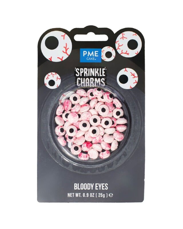 PME PME Halloween Suikerfiguren Bloederige Ogen 25g