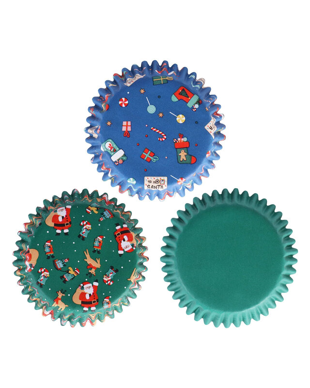 PME PME Cupcake Vormpjes Kerst Assortiment 100st