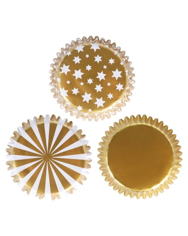 PME PME Cupcake Vormpjes Goud & Zilver 100st.