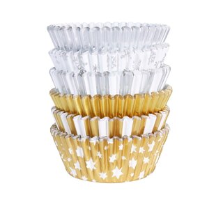 PME PME Cupcake Vormpjes Goud & Zilver 100st.