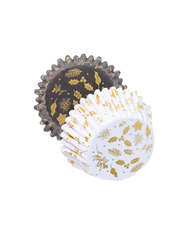 PME PME Foil Baking Cups winterbessen pk/30