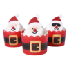 PME Kerst Cupcake Versieringset - Emoji Kerstman (Set van 6)