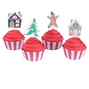 PME Gingerbread Village Christmas Cupcake Set