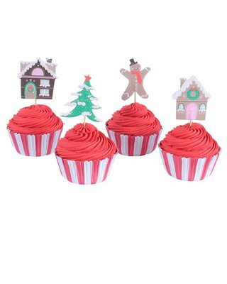 PME PME Gingerbread Village Christmas Cupcake Set
