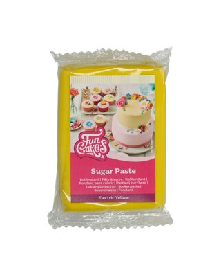 Funcakes FunCakes Fondant Electric Yellow 250 g