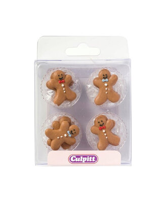 Culpitt Culpitt Suikerdecoratie Gingerbread Poppetje 25mm 12st.