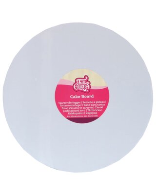 Funcakes FC Ø10cm Cake Board Rond wit