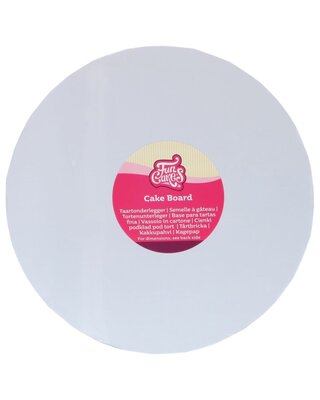 Funcakes Cake Board Rond Wit Ø 33 cm
