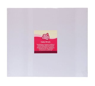 Funcakes Cake Drum Rechthoekig Wit 35 x 30 cm