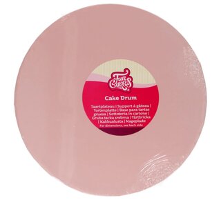 Funcakes Cake Drum Rond Pastel Roze Ø 25 cm