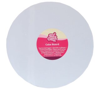 Funcakes Cake Drum Rond Wit Ø 15 cm
