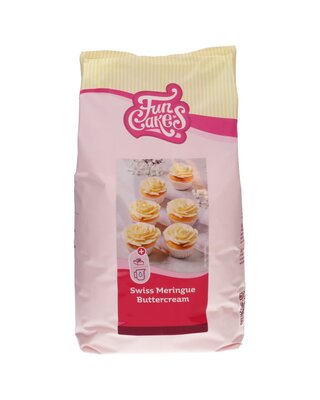 Funcakes Mix voor Swiss Meringue Botercrème 4 kg