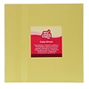 Cake Drum Vierkant 30,5cm pastel geel
