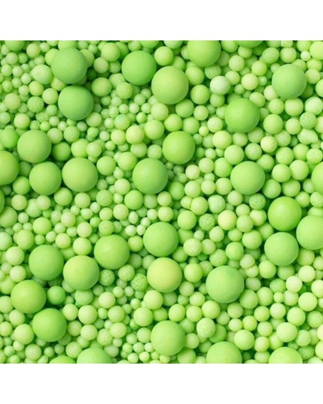 tastyme Suiker Parels  Sprinkles mix groen 70g - glutenvrij