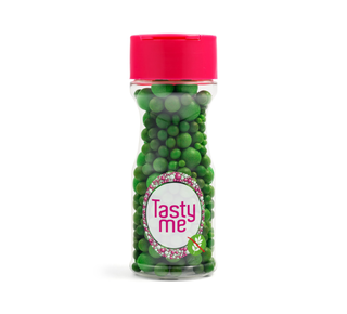 tastyme Suiker Parels  Sprinkles mix donker groen 70g - glutenvrij