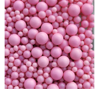 tastyme Suiker Parels  Sprinkles mix licht roze  70g - glutenvrij