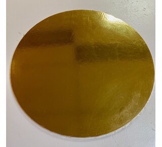 Cakeboard extra stevig goud 25cm