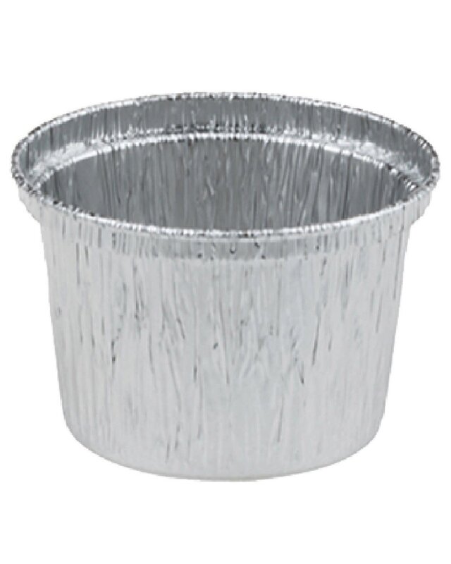 Aluminium Bakvorm Rond Ø7,2cm 10st.